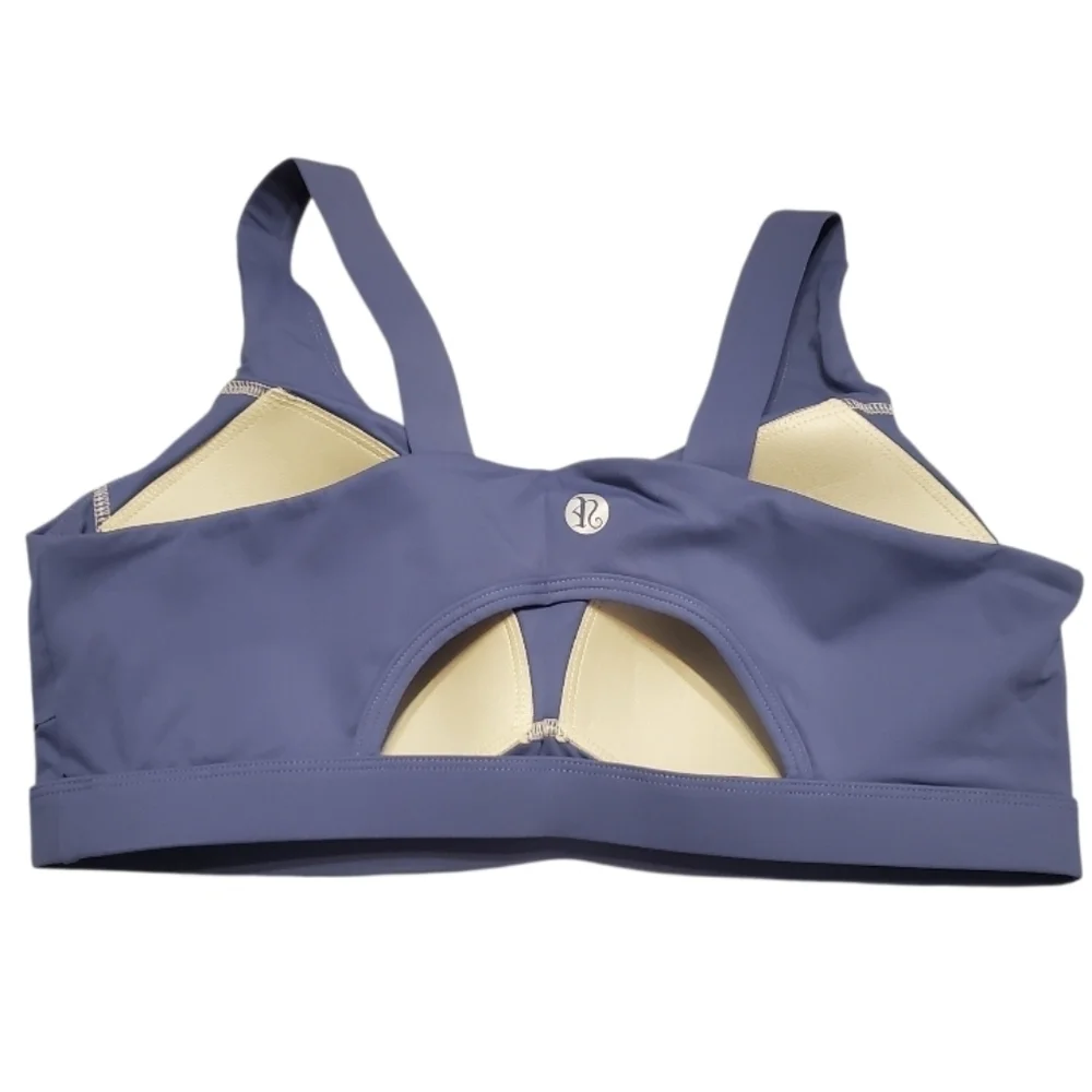 Running Girl Women's Workout Athletic Sports Bra 2XL